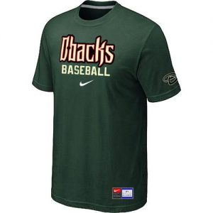 Arizona Diamondbacks Nike Short Sleeve Practice MLB T-Shirts Dark Green