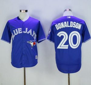 Blue Jays #20 Josh Donaldson Blue New Cool Base 40th Anniversary Stitched MLB Jersey