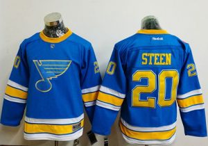 Blues #20 Alexander Steen Light Blue 2017 Winter Classic Stitched Youth NHL Jersey