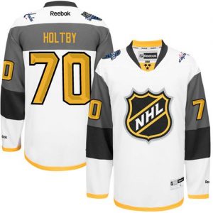 Capitals #70 Braden Holtby White 2016 All Star Stitched NHL Jersey