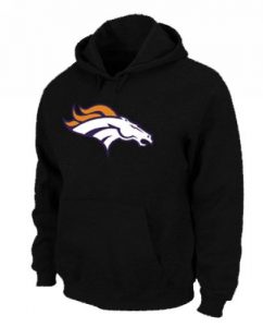 Denver Broncos Logo Pullover Hoodie Black