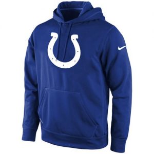 Indianapolis Colts Nike KO Logo Essential Hoodie Royal Blue