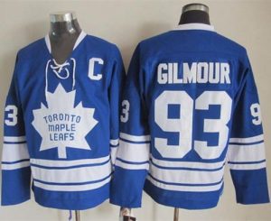 Maple Leafs #93 Doug Gilmour Blue CCM Throwback Third Stitched NHL Jersey