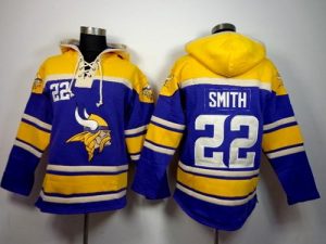 Minnesota Vikings #22 Harrison Smith Purple Sawyer Hooded Sweatshirt NFL Hoodie