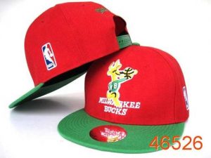 Mitchell and Ness NBA Milwaukee Bucks Stitched Snapback Hats 001