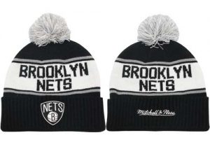 NBA Brooklyn Nets Logo Stitched Knit Beanies 015