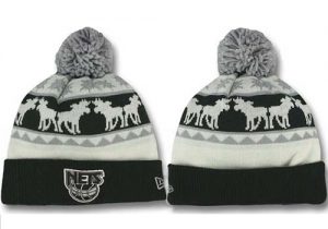 NBA Brooklyn Nets Logo Stitched Knit Beanies 020