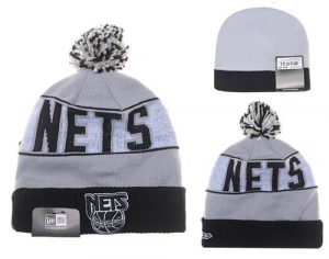 NBA Brooklyn Nets Logo Stitched Knit Hat 001