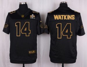 Nike Bills #14 Sammy Watkins Black Men's Stitched NFL Elite Pro Line Gold Collection Jersey