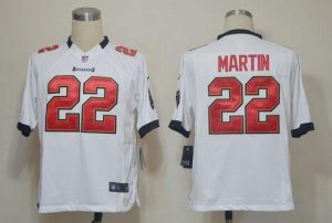 Nike Buccaneers #22 Doug Martin White Men's Embroidered NFL Game Jersey