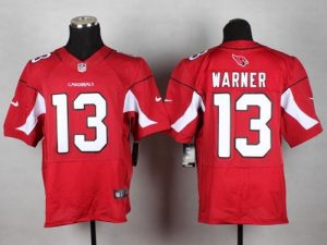 Nike Cardinals #13 Kurt Warner Red Team Color Men's Stitched NFL Elite Jersey