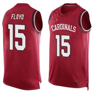 Nike Cardinals #15 Michael Floyd Red Team Color Men's Stitched NFL Limited Tank Top Jersey