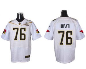 Nike Cardinals #76 Mike Iupati White 2016 Pro Bowl Men's Stitched NFL Elite Jersey