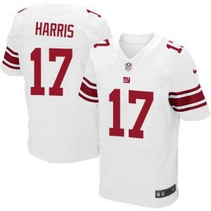 Nike Giants #17 Dwayne Harris White Men's Stitched NFL Elite Jersey