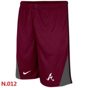 Nike MLB Atlanta Braves Performance Training Shorts Red