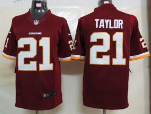 Nike Redskins #21 Sean Taylor Burgundy Red Team Color Men's Embroidered NFL Limited Jersey