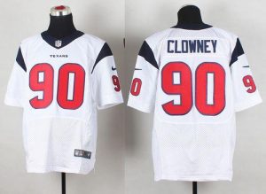 Nike Texans #90 Jadeveon Clowney White Men's Stitched NFL Elite Jersey