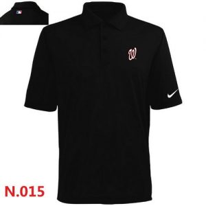 Nike Washington Nationals 2014 Players Performance Polo Black