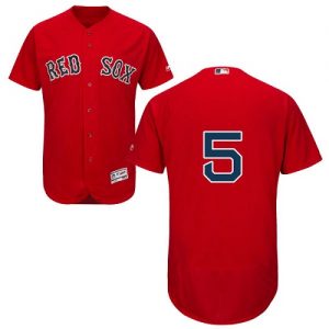 Red Sox #5 Allen Craig Red Flexbase Authentic Collection Stitched MLB Jersey