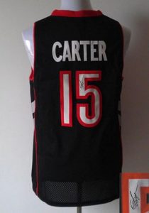 Revolution 30 Autographed Raptors #15 Vince Carter Black Purple Stitched NBA Jersey