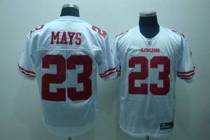 49ers #23 Taylor Mays White Stitched NFL Jersey