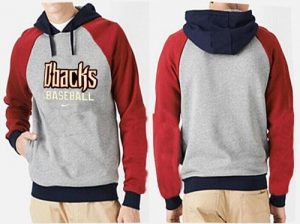 Arizona Diamondbacks Pullover Hoodie Grey & Red