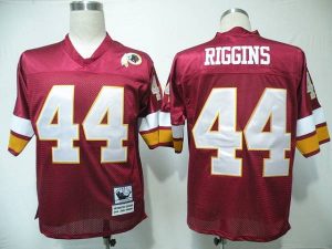 Mitchell and Ness Redskins #44 John Riggins Red Stitched Throwback NFL Jersey