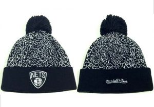 NBA Brooklyn Nets Logo Stitched Knit Beanies 018