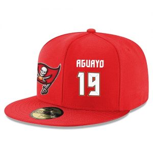 NFL Tampa Bay Buccaneers #19 Roberto Aguayo Snapback Adjustable Stitched Player Hat - Red White