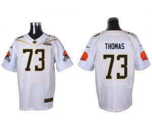 Nike Browns #73 Joe Thomas White 2016 Pro Bowl Men's Stitched NFL Elite Jersey