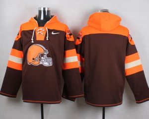 Nike Browns Blank Brown Player Pullover NFL Hoodie