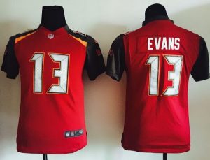 Nike Buccaneers #13 Mike Evans Red Team Color Youth Stitched NFL New Elite Jersey