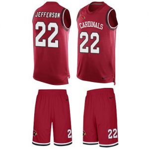 Nike Cardinals #22 Tony Jefferson Red Team Color Men's Stitched NFL Limited Tank Top Suit Jersey