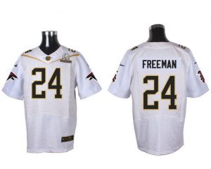 Nike Falcons #24 Devonta Freeman White 2016 Pro Bowl Men's Stitched NFL Elite Jersey