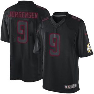 Nike Redskins #9 Sonny Jurgensen Black Men's Embroidered NFL Impact Limited Jersey