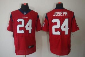 Nike Texans #24 Johnathan Joseph Red Alternate Men's Embroidered NFL Elite Jersey