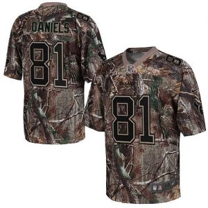 Nike Texans #81 Owen Daniels Camo Men's Embroidered NFL Realtree Elite Jersey