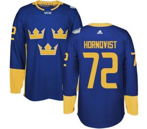 Team Sweden #72 Patric Hornqvist Blue 2016 World Cup Stitched NHL Jersey