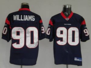 Texans Mario Williams #90 Blue Stitched NFL Jersey