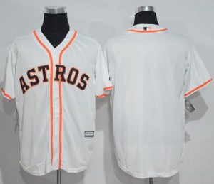 Astros Blank White New Cool Base Stitched MLB Jersey