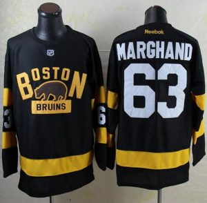 Bruins #63 Brad Marchand Black 2016 Winter Classic Stitched NHL Jersey