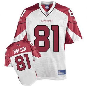 Cardinals #81 Anquan Boldin White Stitched Jerseys