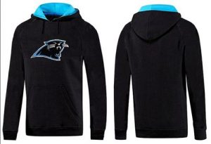 Carolina Panthers Logo Pullover Hoodie Black & Blue