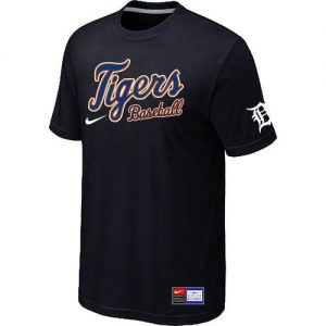 Detroit Tigers Nike Short Sleeve Practice MLB T-Shirts Black