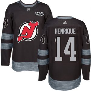 Devils #14 Adam Henrique Black 1917-2017 100th Anniversary Stitched NHL Jersey