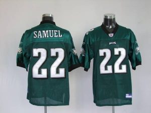 Eagles Asante Samuel #22 Stitched Green NFL Jersey