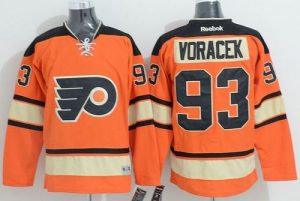 Flyers #93 Jakub Voracek Orange Alternate Stitched NHL Jersey