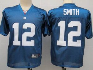 Giants #12 Steve Smith Stitched Blue NFL Jersey