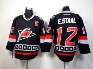 Hurricanes #12 Eric Staal Black Third Stitched NHL Jersey