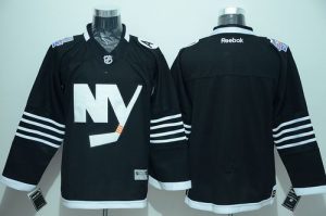 Islanders Blank Black Alternate Stitched NHL Jersey